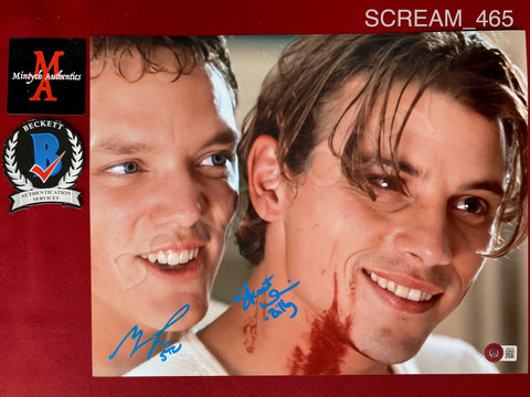 SCREAM_465 - 11x14 Photo Autographed By Matthew Lillard & Skeet Ulrich