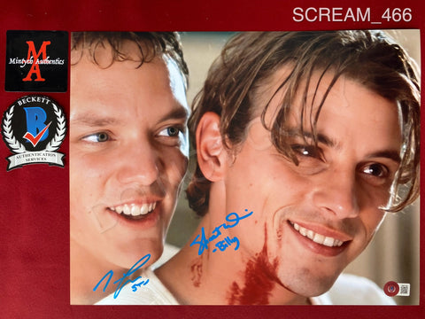 SCREAM_466 - 11x14 Photo Autographed By Matthew Lillard & Skeet Ulrich