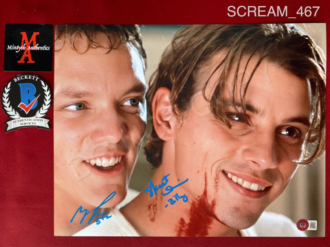 SCREAM_467 - 11x14 Photo Autographed By Matthew Lillard & Skeet Ulrich
