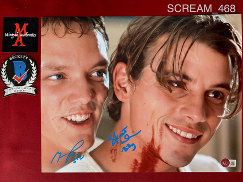 SCREAM_468 - 11x14 Photo Autographed By Matthew Lillard & Skeet Ulrich