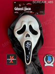 SCREAM_485 - Ghost Face Fun World EU  Mask Autographed By Matthew Lillard & Skeet Ulrich