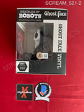 SCREAM_521 - Ghost Face 008 Knit Series Handmade By Robots Vinyl Figure Autographed By Matthew Lillard & Skeet Ulrich
