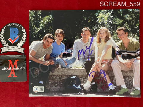 SCREAM_559 - 8x10 Photo Autographed By Matthew Lillard & Rose McGowan