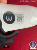 SCREAM_703 - Ghost Face Fun World Mask Autographed By Mikey Madison & Jack Quiad
