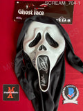 SCREAM_704 - Ghost Face Fun World Mask Autographed By Mikey Madison & Jack Quiad