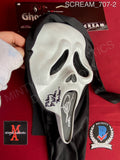 SCREAM_707 - Ghost Face Fun World Mask Autographed By Mikey Madison & Jack Quiad