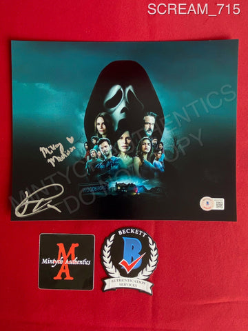SCREAM_715 - 8x10 Photo Autographed By Mikey Madison & Jack Quiad