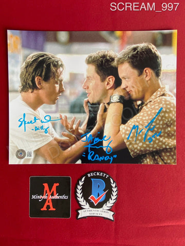 SCREAM_997 - 8x10 Photo Autographed By Matthew Lillard & Skeet Ulrich & Jamie Kennedy