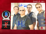 SHIELD_001 - 8x10 Photo Autographed By Michael Chiklis & Walton Goggins