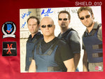 SHIELD_010 - 11x14 Photo Autographed By Michael Chiklis & Walton Goggins