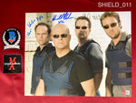 SHIELD_011 - 11x14 Photo Autographed By Michael Chiklis & Walton Goggins