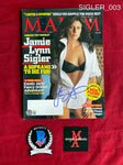 SIGLER_003 - Maxim May 2006 Magazine Autographed By Jamie-Lynn Sigler