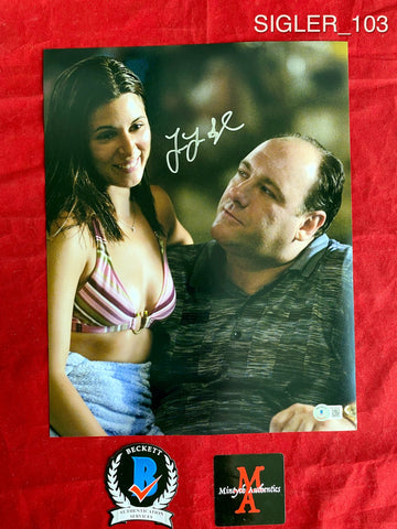 SIGLER_103 - 11x14 Photo Autographed By Jamie-Lynn Sigler