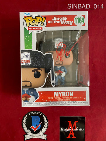 SINBAD_014 - Jingle All The Way 1164 Myron Funko Pop! Autographed By Sinbad