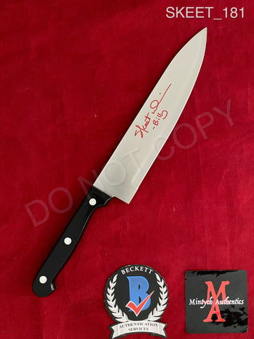SKEET_181 - Real 8" Blade Butchers Knife Autographed By Skeet Ulrich