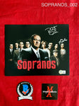 SOPRANOS_002 - 8x10 Photo Autographed By Jamie-Lynn Sigler & Robert Iler