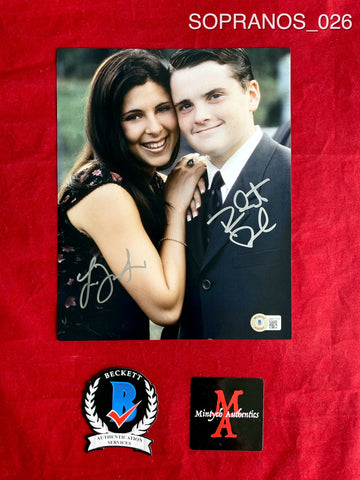 SOPRANOS_026 - 8x10 Photo Autographed By Jamie-Lynn Sigler & Robert Iler