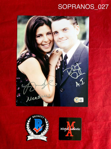 SOPRANOS_027 - 8x10 Photo Autographed By Jamie-Lynn Sigler & Robert Iler