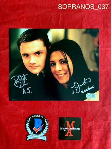 SOPRANOS_037 - 8x10 Photo Autographed By Jamie-Lynn Sigler & Robert Iler