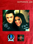 SOPRANOS_038 - 8x10 Photo Autographed By Jamie-Lynn Sigler & Robert Iler