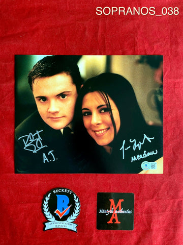 SOPRANOS_038 - 8x10 Photo Autographed By Jamie-Lynn Sigler & Robert Iler