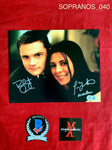 SOPRANOS_040 - 8x10 Photo Autographed By Jamie-Lynn Sigler & Robert Iler