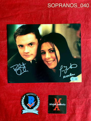 SOPRANOS_040 - 8x10 Photo Autographed By Jamie-Lynn Sigler & Robert Iler