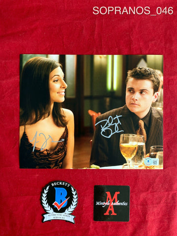 SOPRANOS_046 - 8x10 Photo Autographed By Jamie-Lynn Sigler & Robert Iler