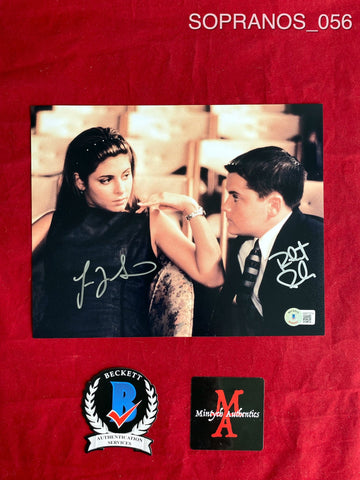 SOPRANOS_056 - 8x10 Photo Autographed By Jamie-Lynn Sigler & Robert Iler