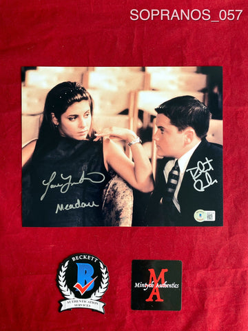 SOPRANOS_057 - 8x10 Photo Autographed By Jamie-Lynn Sigler & Robert Iler