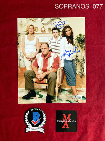 SOPRANOS_077 - 8x10 Photo Autographed By Jamie-Lynn Sigler & Robert Iler