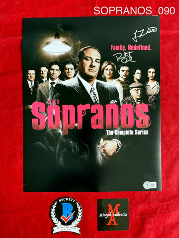 SOPRANOS_090 - 11x14 Photo Autographed By Jamie-Lynn Sigler & Robert Iler