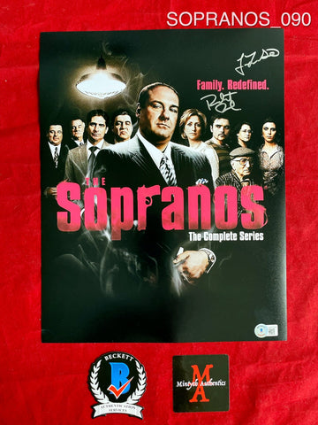 SOPRANOS_090 - 11x14 Photo Autographed By Jamie-Lynn Sigler & Robert Iler