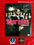 SOPRANOS_091 - 11x14 Photo Autographed By Jamie-Lynn Sigler & Robert Iler