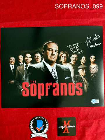 SOPRANOS_099 - 11x14 Photo Autographed By Jamie-Lynn Sigler & Robert Iler