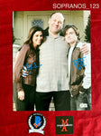 SOPRANOS_123 - 11x14 Photo Autographed By Jamie-Lynn Sigler & Robert Iler