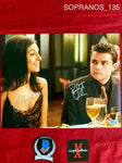 SOPRANOS_135 - 11x14 Photo Autographed By Jamie-Lynn Sigler & Robert Iler