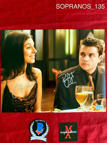 SOPRANOS_135 - 11x14 Photo Autographed By Jamie-Lynn Sigler & Robert Iler