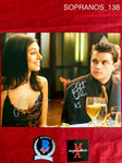 SOPRANOS_138 - 11x14 Photo Autographed By Jamie-Lynn Sigler & Robert Iler