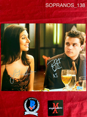 SOPRANOS_138 - 11x14 Photo Autographed By Jamie-Lynn Sigler & Robert Iler