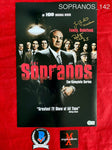 SOPRANOS_142 - 11x17 Photo Autographed By Jamie-Lynn Sigler & Robert Iler