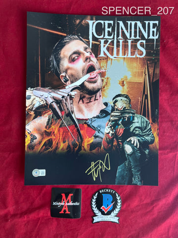 SPENCER_207 - 11x14 Photo Autographed By Spencer Charnas From Ice Nine Kills