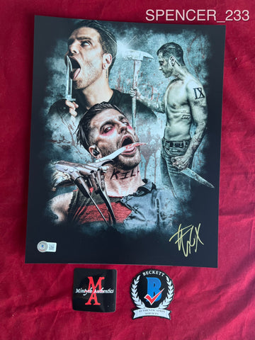 SPENCER_233 - 11x14 Photo Autographed By Spencer Charnas From Ice Nine Kills