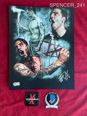 SPENCER_241 - 11x14 Photo Autographed By Spencer Charnas From Ice Nine Kills