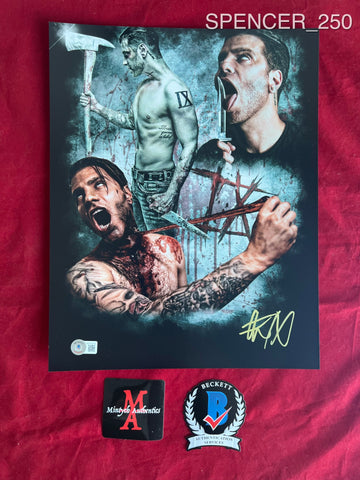 SPENCER_250 - 11x14 Photo Autographed By Spencer Charnas From Ice Nine Kills