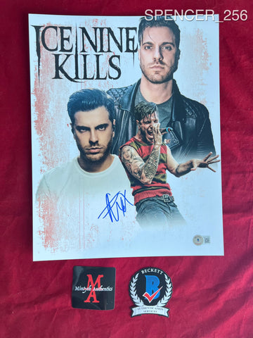 SPENCER_256 - 11x14 Photo Autographed By Spencer Charnas From Ice Nine Kills