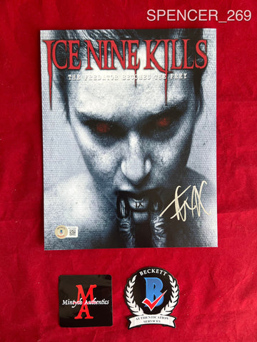 SPENCER_269 - 8x10 Photo Autographed By Spencer Charnas From Ice Nine Kills