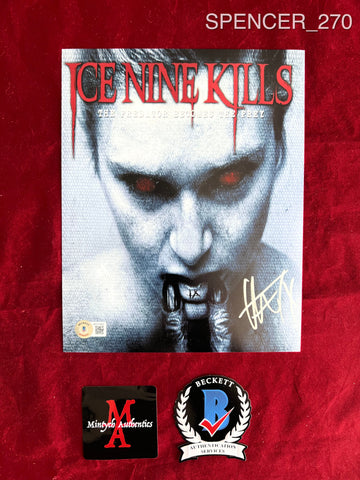 SPENCER_270 - 8x10 Photo Autographed By Spencer Charnas From Ice Nine Kills