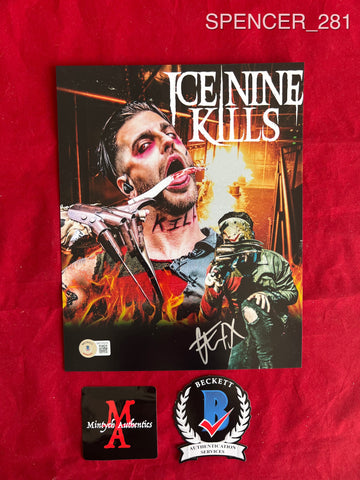 SPENCER_281 - 8x10 Photo Autographed By Spencer Charnas From Ice Nine Kills