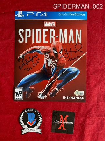 SPIDERMAN_002 - 8x10 Photo Autographed By Yuri Lowenthal & William Salyers